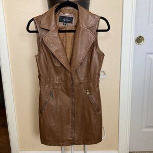 Coalition LA faux fur vest NWOT